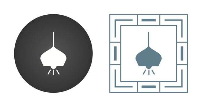 Overhead Light Vector Icon