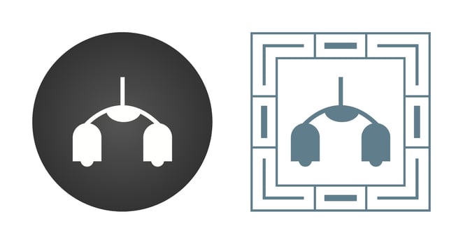Ceiling Light Vector Icon