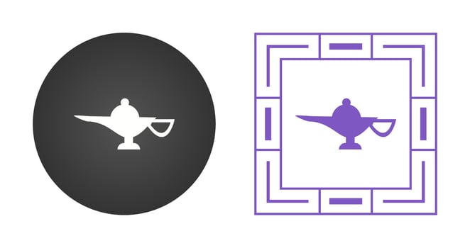 Magical Lamp Vector Icon