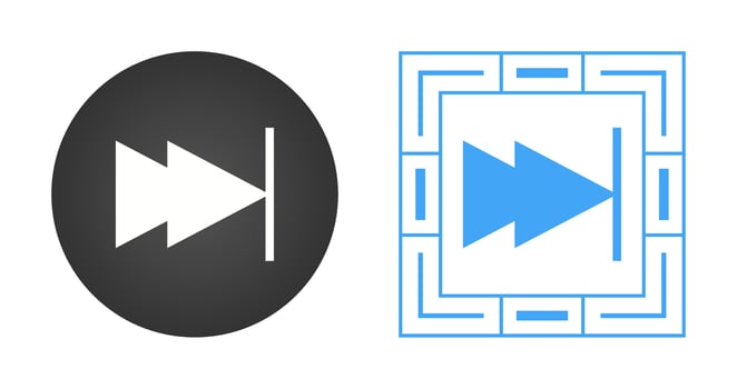 Move to End Vector Icon
