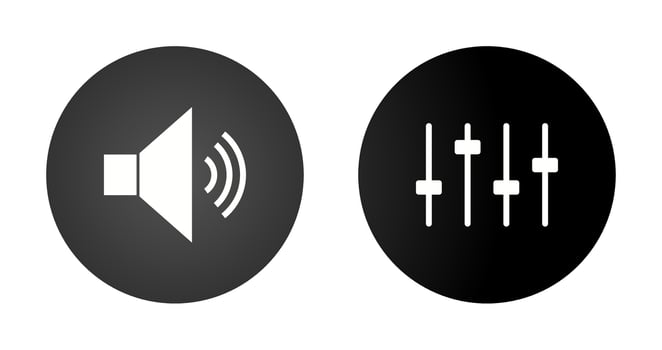 Volume Control Vector Icon