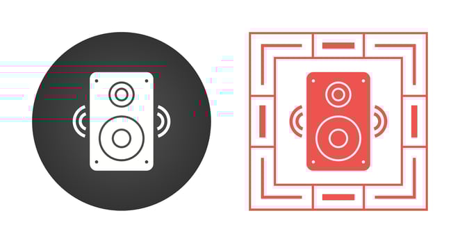 Speaker Vector Icon