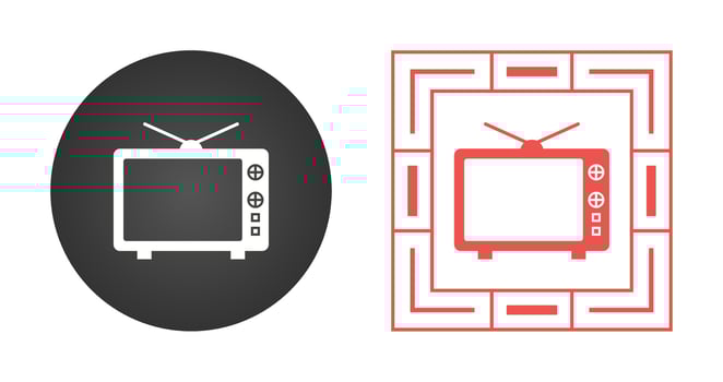 Television Vector Icon