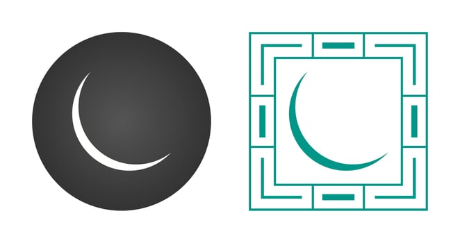 New Moon Vector Icon