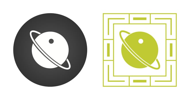 Planet Vector Icon