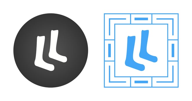 Pair of Socks Vector Icon
