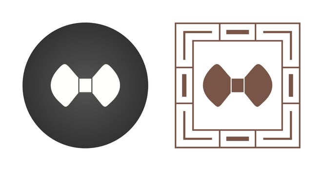 Bow Tie Vector Icon