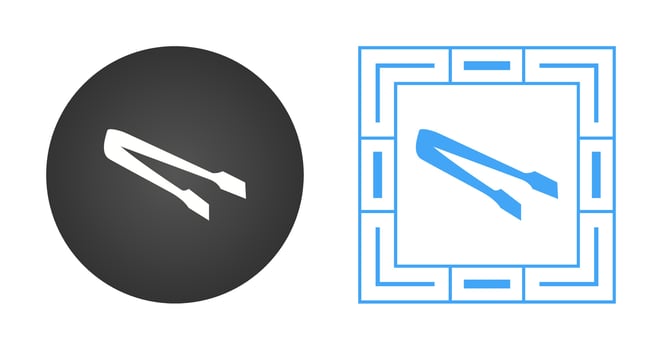 Tongs Vector Icon