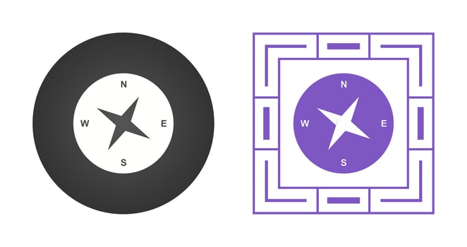Compass Vector Icon