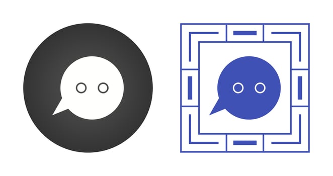 Message Bubbles Vector Icon