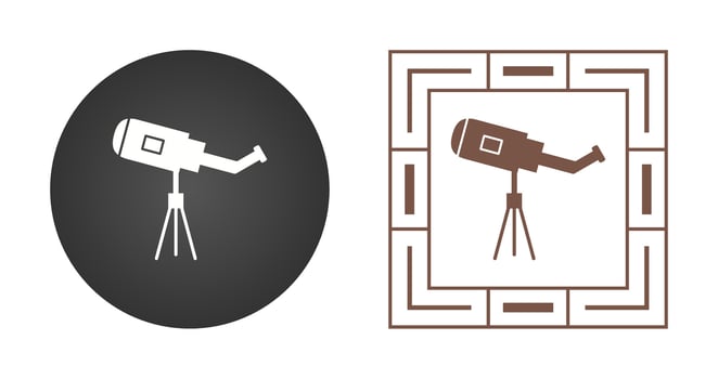Telescope Vector Icon