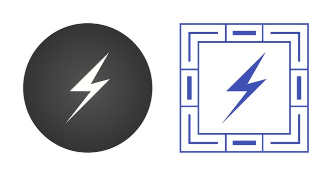 Lightening Vector Icon