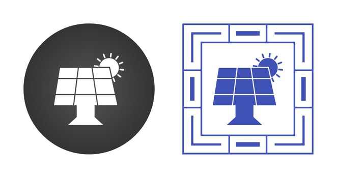 Solar Panel Vector Icon