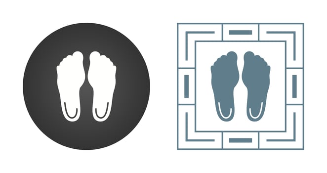 Feet Vector Icon