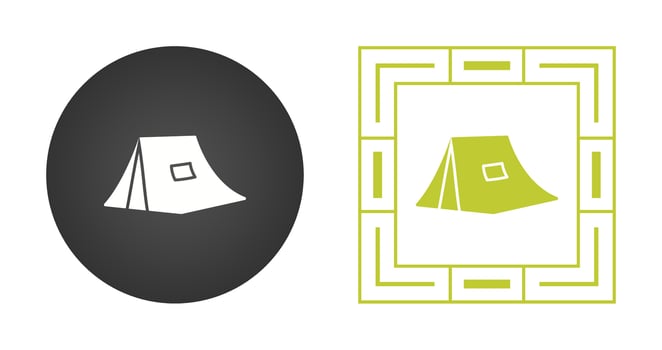 Tent Vector Icon