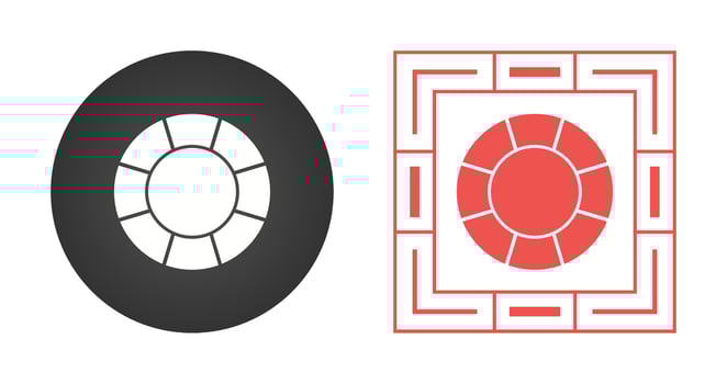 Life Saving Tube Vector Icon