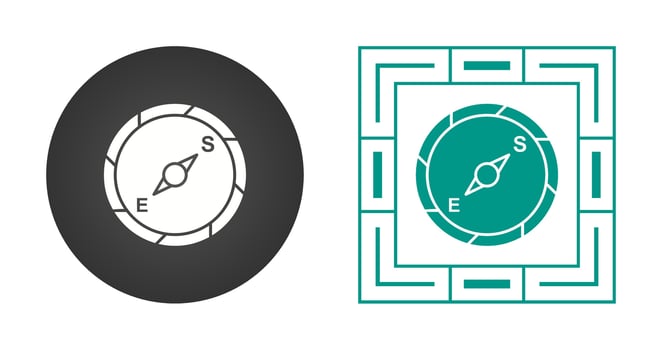 Compass Vector Icon