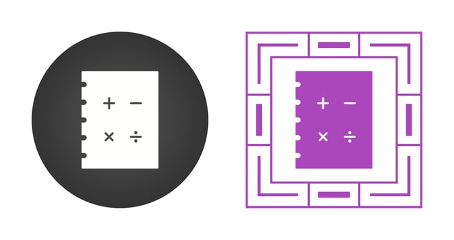 Mathematics Vector Icon