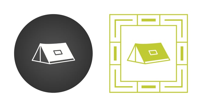 Tent Vector Icon
