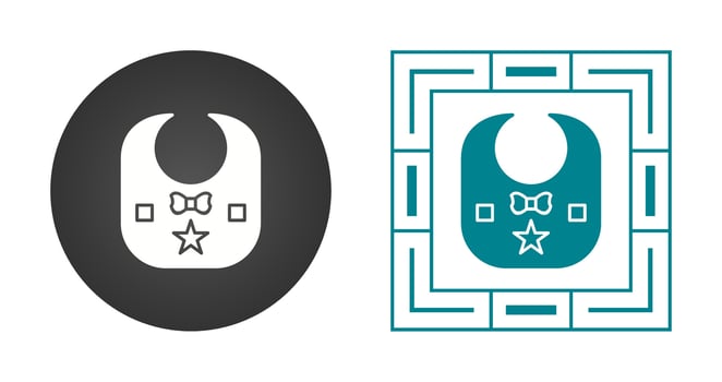 Baby Bib Vector Icon