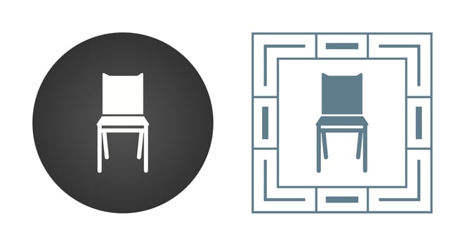 Bedroom Chair Vector Icon