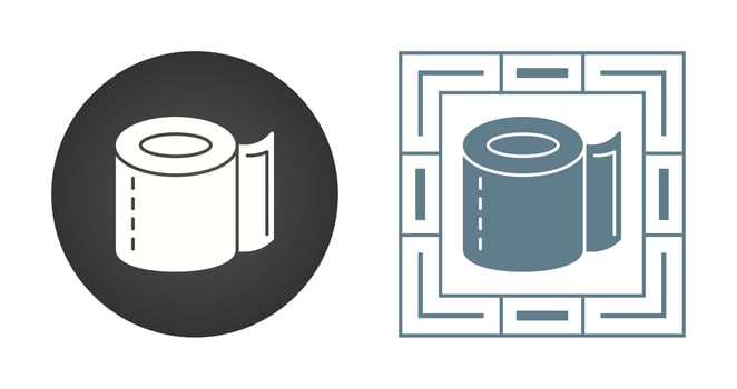 Toilet Paper Vector Icon