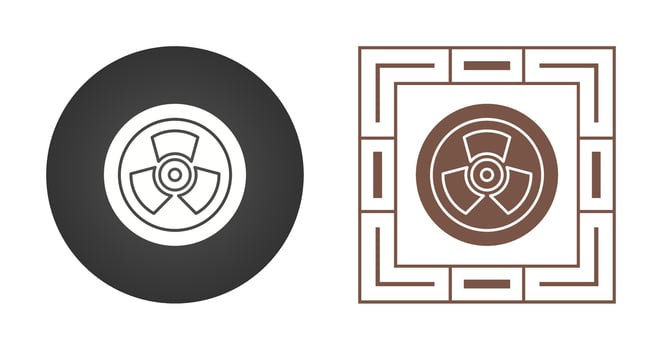 Nuclear Vector Icon