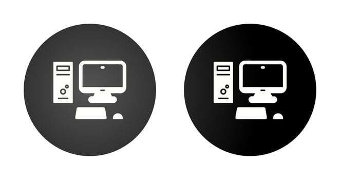 Computer Vector Icon