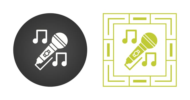 Karaoke Vector Icon