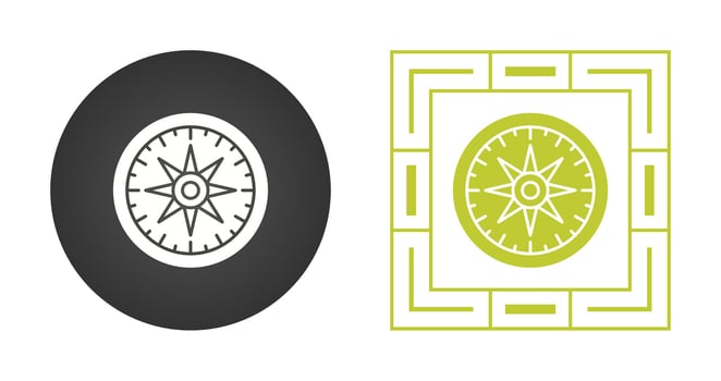 Compass Vector Icon