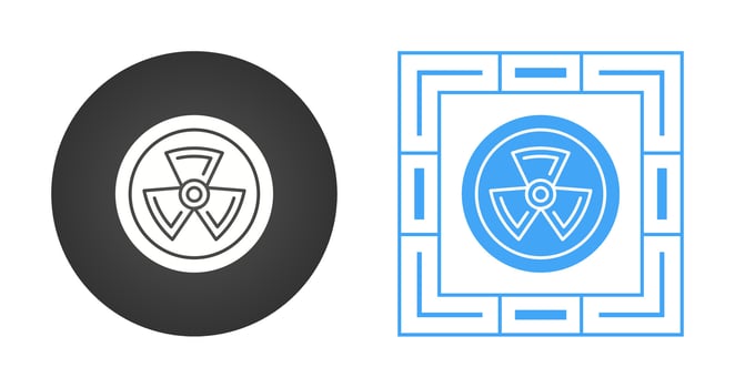 Radiation Vector Icon
