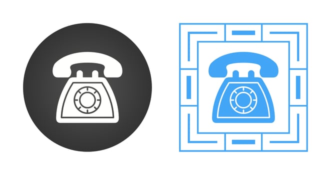 Telephone Vector Icon
