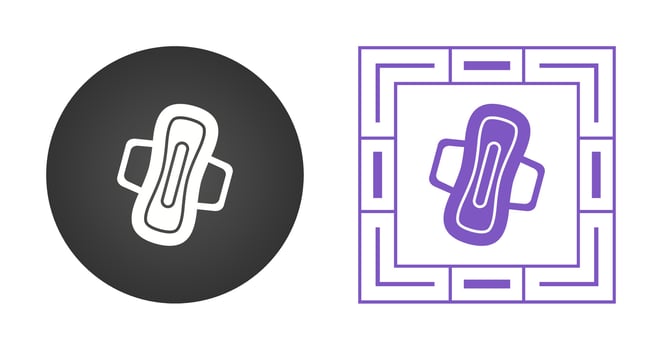 Sanitary Towel Vector Icon
