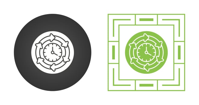 Processing Time Vector Icon