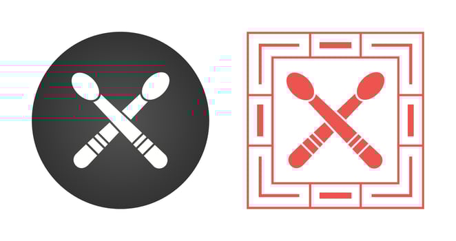 Drumsticks Vector Icon