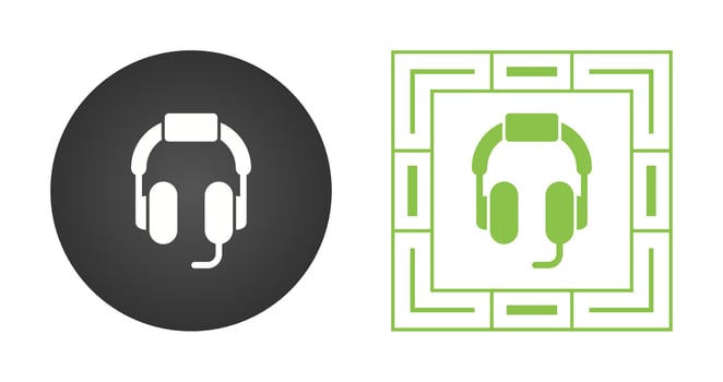 Headphones Vector Icon