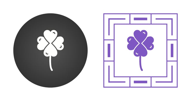 Clover Vector Icon