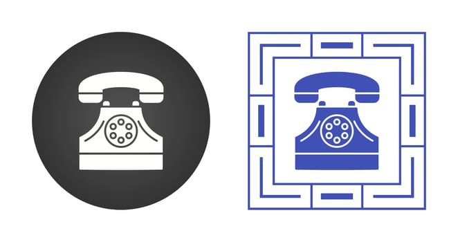 Telephone Vector Icon