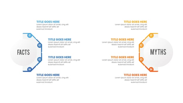 Dos and Don'ts, Comparison Chart Infographic Template Design vector