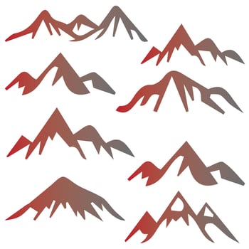 Mountain Vector Shapes For Logos