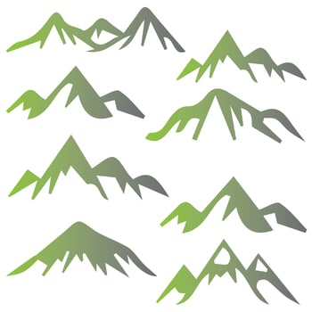 Mountain Vector Shapes For Logos