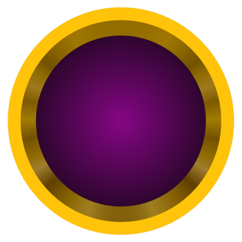 Abstract circles form isolated on transparent background. Vibrant color blending design template png