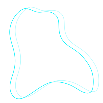 Cyan Abstract Line png