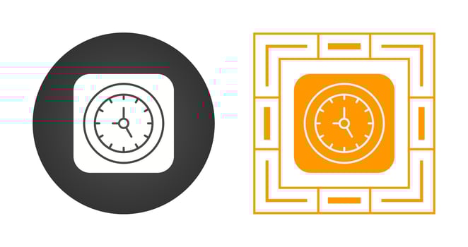 Clock Vector Icon