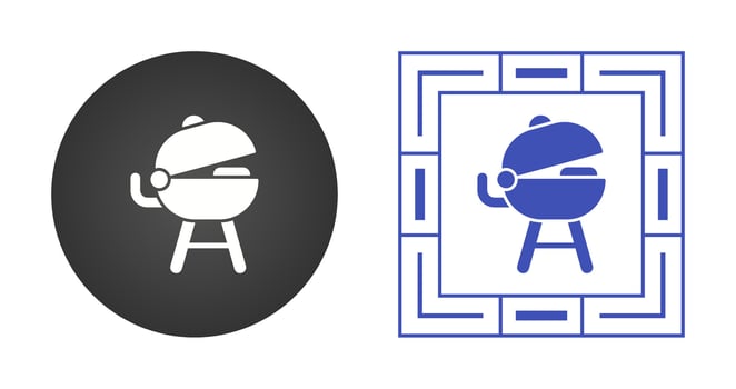 Grilled Vector Icon