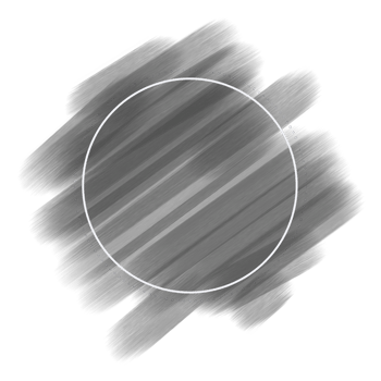 circle frame on brush stroke png