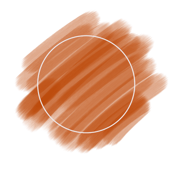 circle frame on brush stroke png