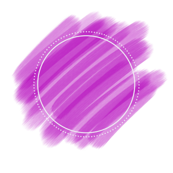 circle frame on brush stroke png