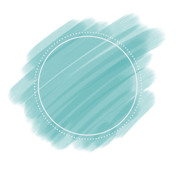 circle frame on brush stroke png