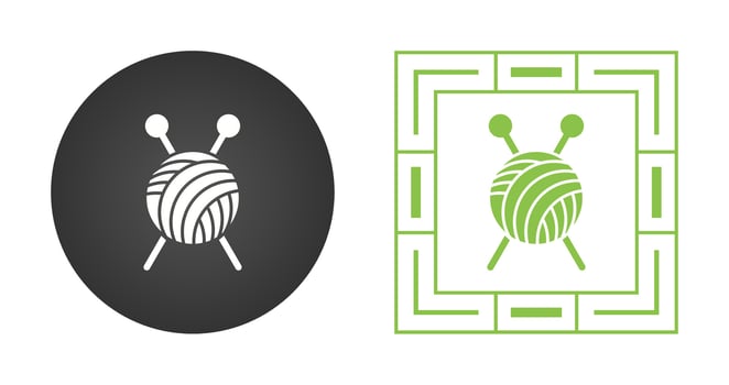 Knitting Vector Icon
